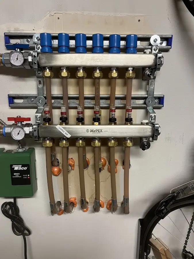 Plumber performing Leak Detection at a residential property in Santa Ynez